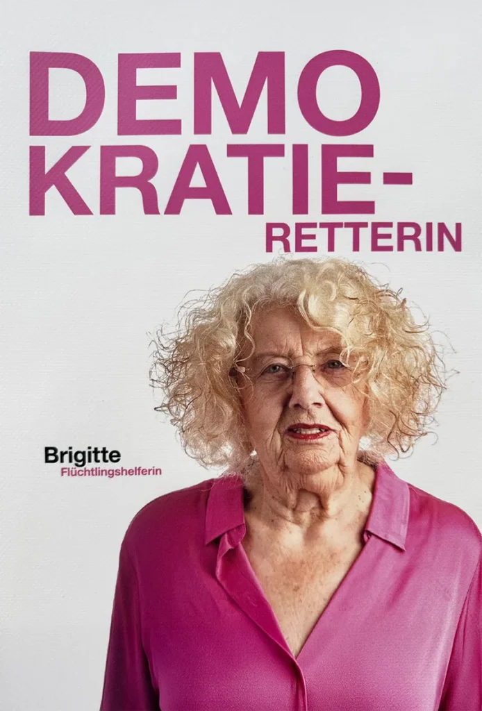 Brigitte Eckhardt Poster – Demokratie Retterin